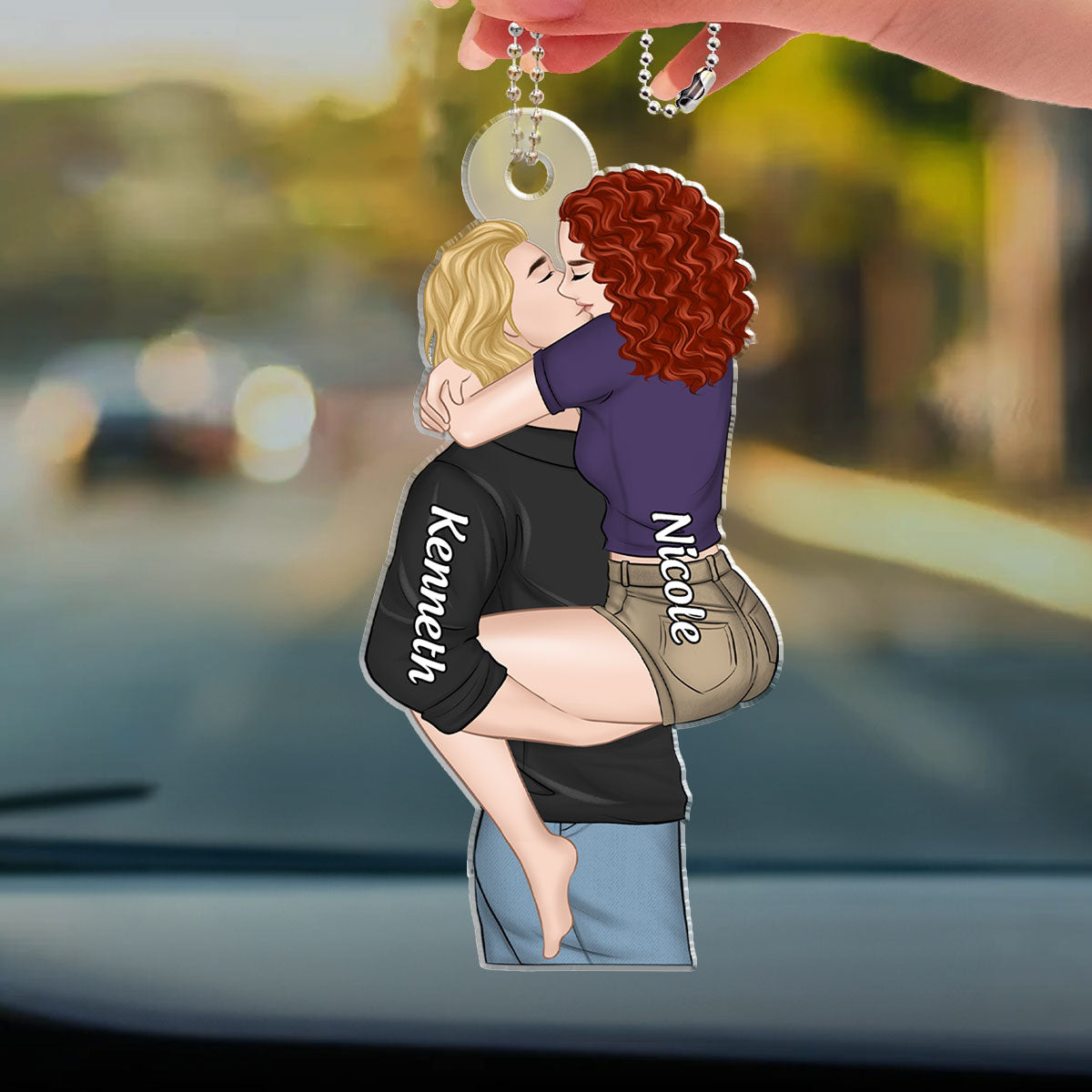 I Found My Missing Piece - Personalized Custom Car Ornament