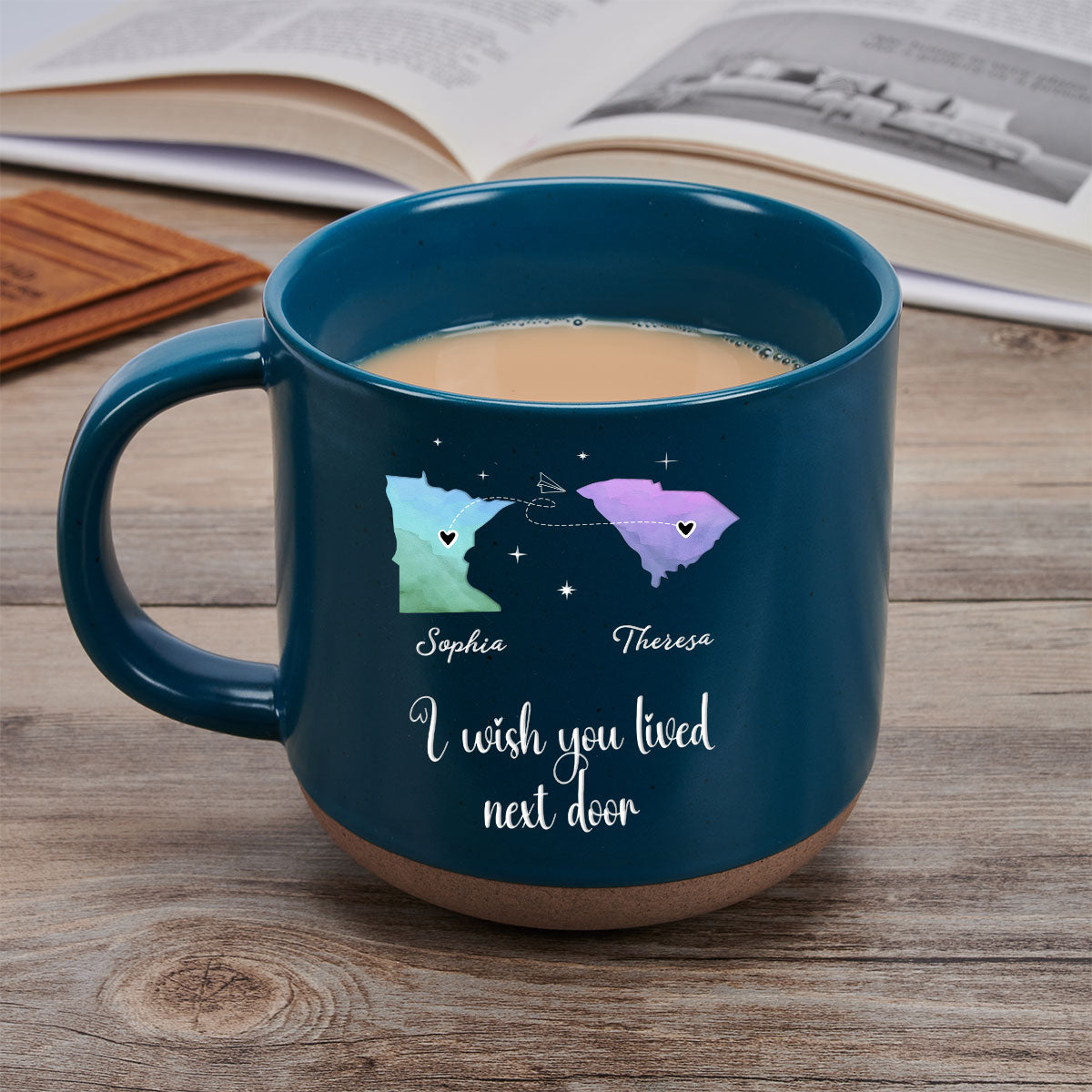 I Hope We Were Neighbors - Personalized Custom Pottery Mug