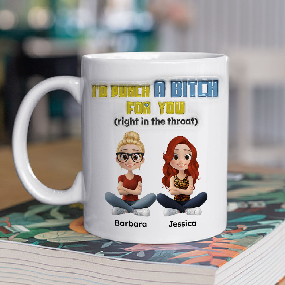 You And Me Has Unbreakable Bond - Personalized Custom 3D Inflated Effect Mug