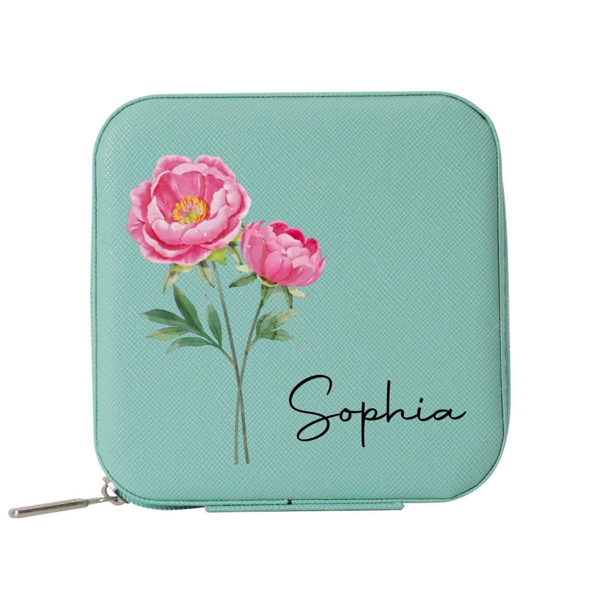 Friends Are Flowers That Never Fade - Personalized Custom Jewelry Box