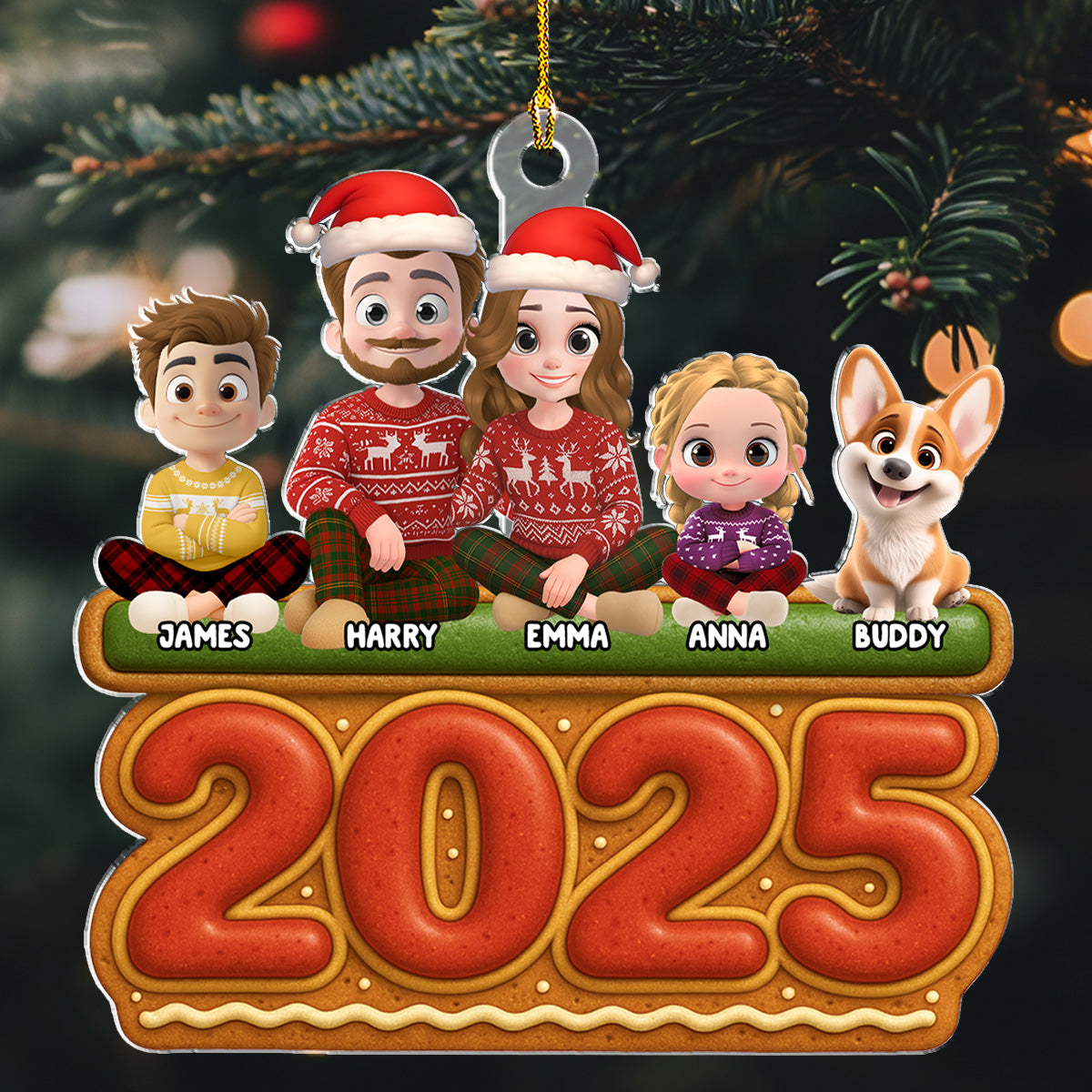 Our Family Cookies - Personalized Custom Acrylic Ornament