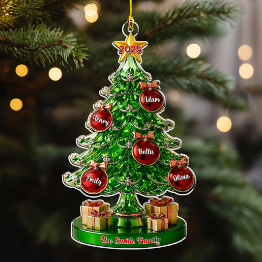 This Day Our Family - Personalized Custom Acrylic Ornament