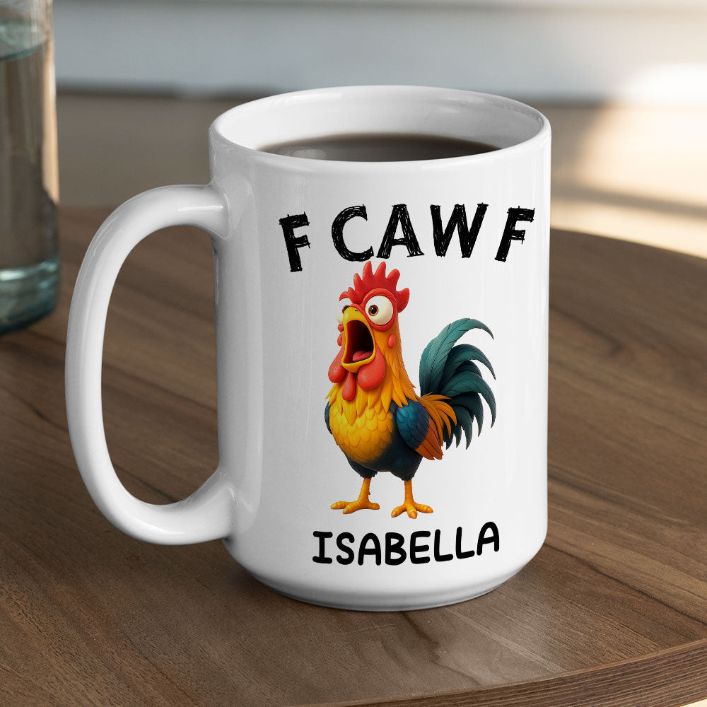 Fueled By Pure Cawfee Power - Personalized Custom Coffee Mug