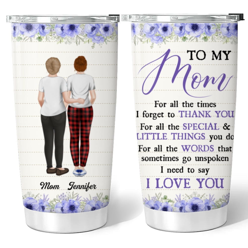 Forgot To Thank You - Personalized Custom Tumbler
