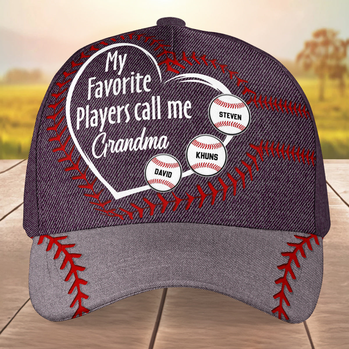 My Favorite Player Call Me - Personalized Custom Classic Cap