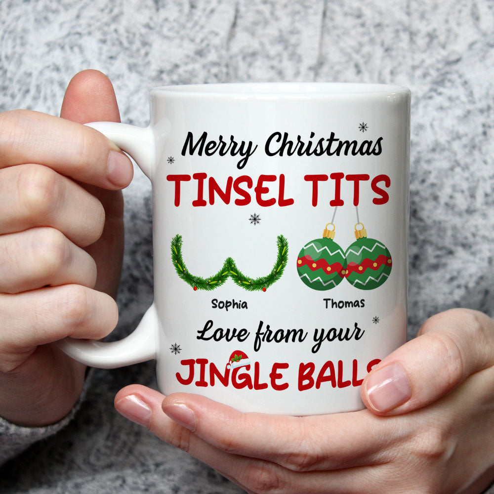 Jingle Balls - Personalized Custom Coffee Mug