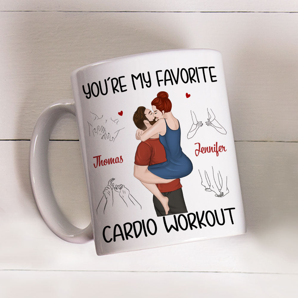 My Favorite Cardio Version 2 - Personalized Custom Coffee Mug
