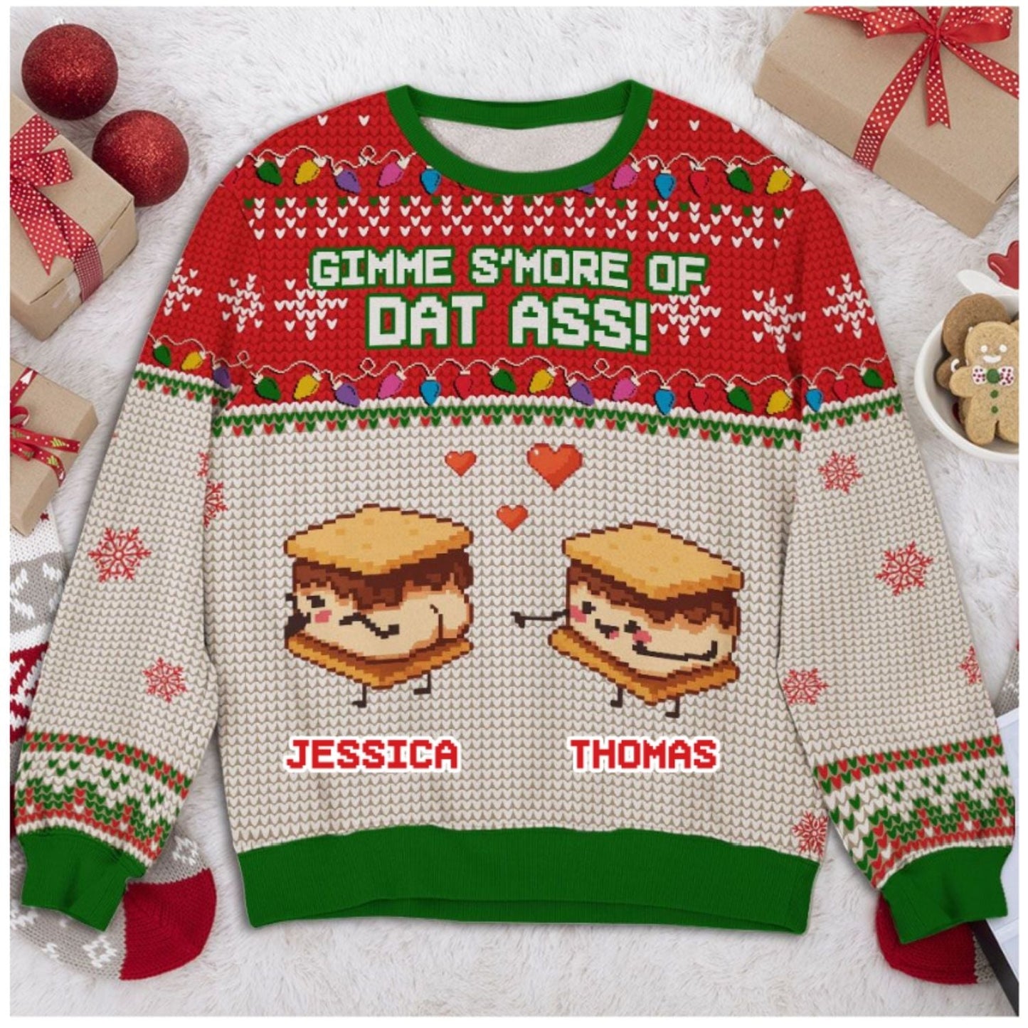 Gimme Some More - Personalized Custom All-Over-Print Sweatshirt