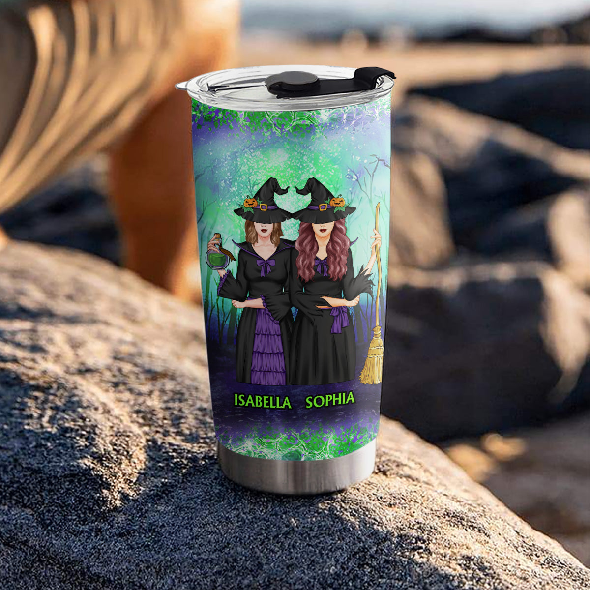 Besties Witch - Personalized Custom Tumbler