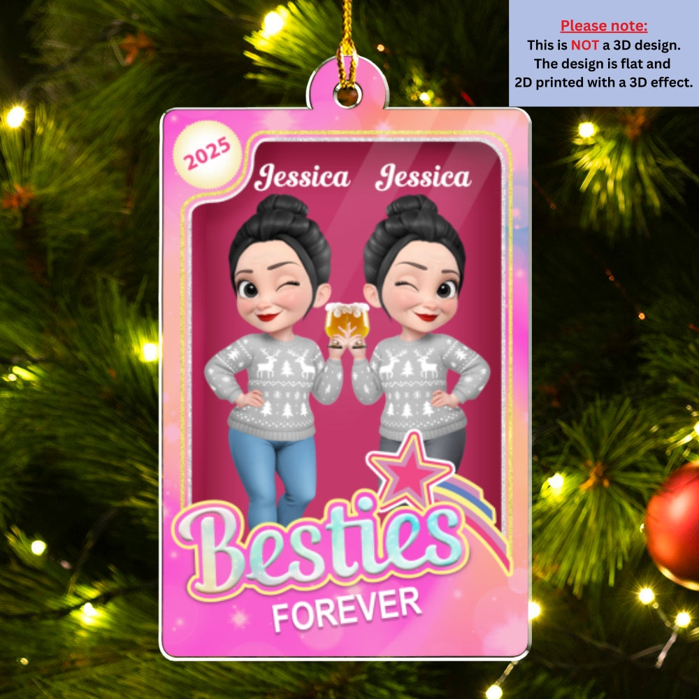 Let Sleigh This Season - Personalized Custom Acrylic Ornament