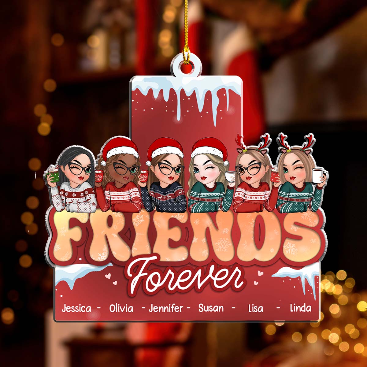 It Took Us A Long Time - Personalized Custom Acrylic Ornament