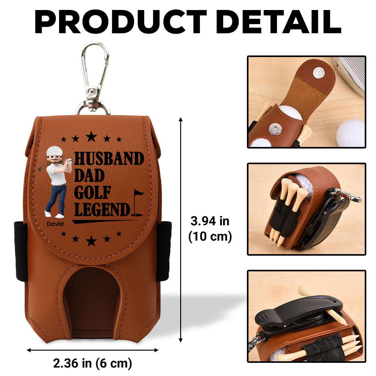 Golf Legend - Personalized Custom Golf Ball Bag