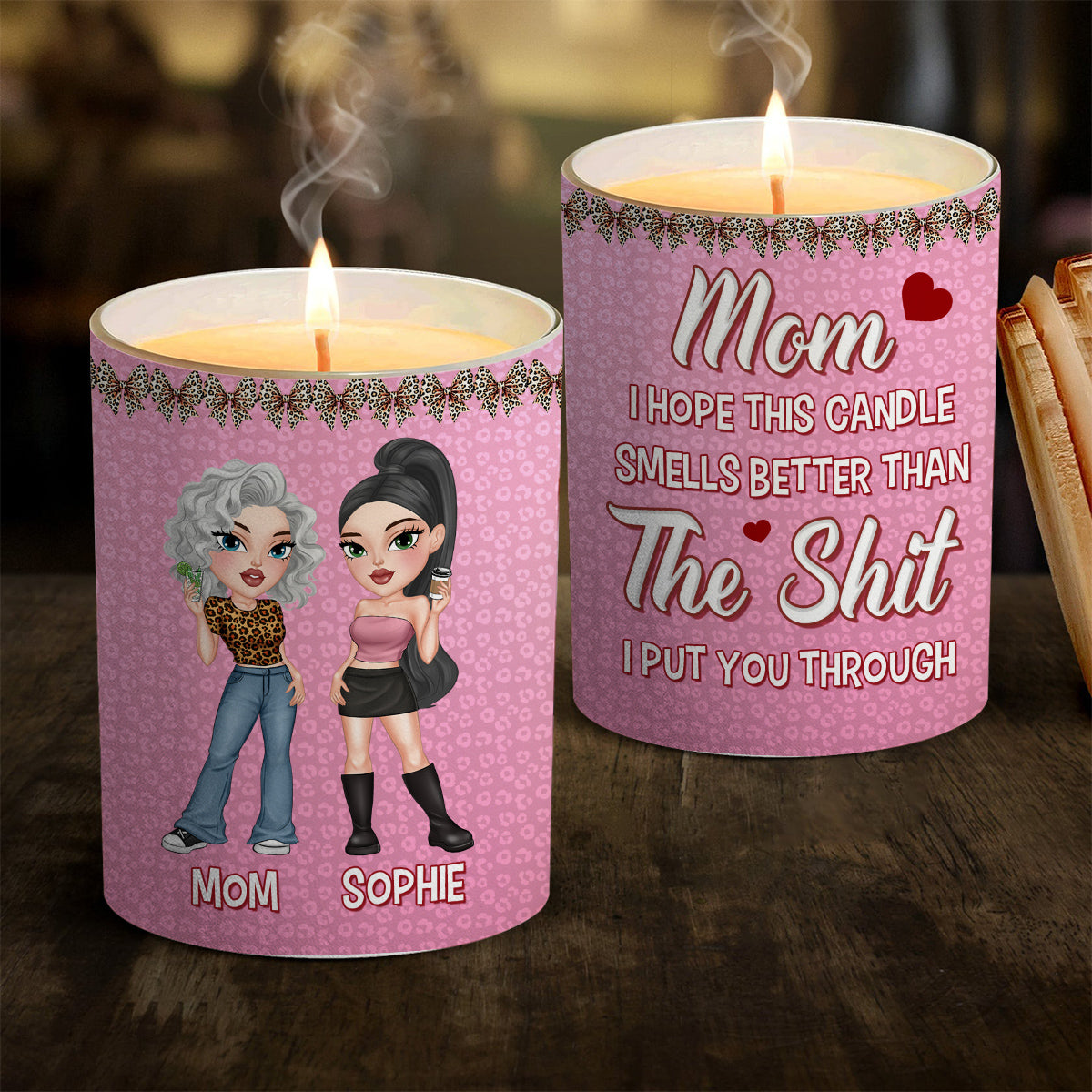 Mom You Deserve This - Personalized Custom Candle