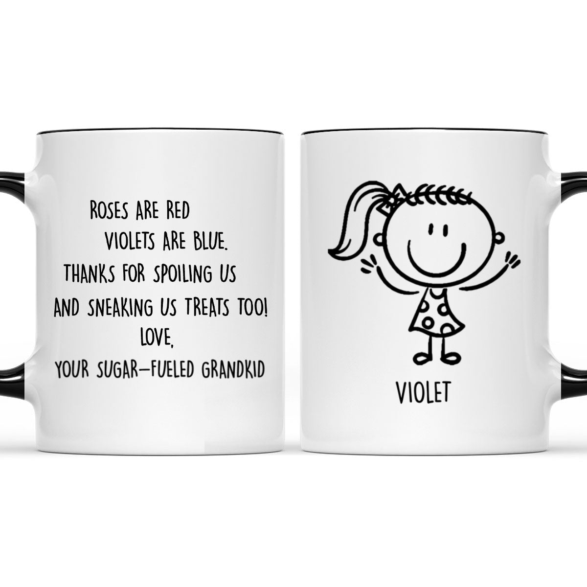 Thanks For Spoiling Us - Personalized Custom Accent Mug