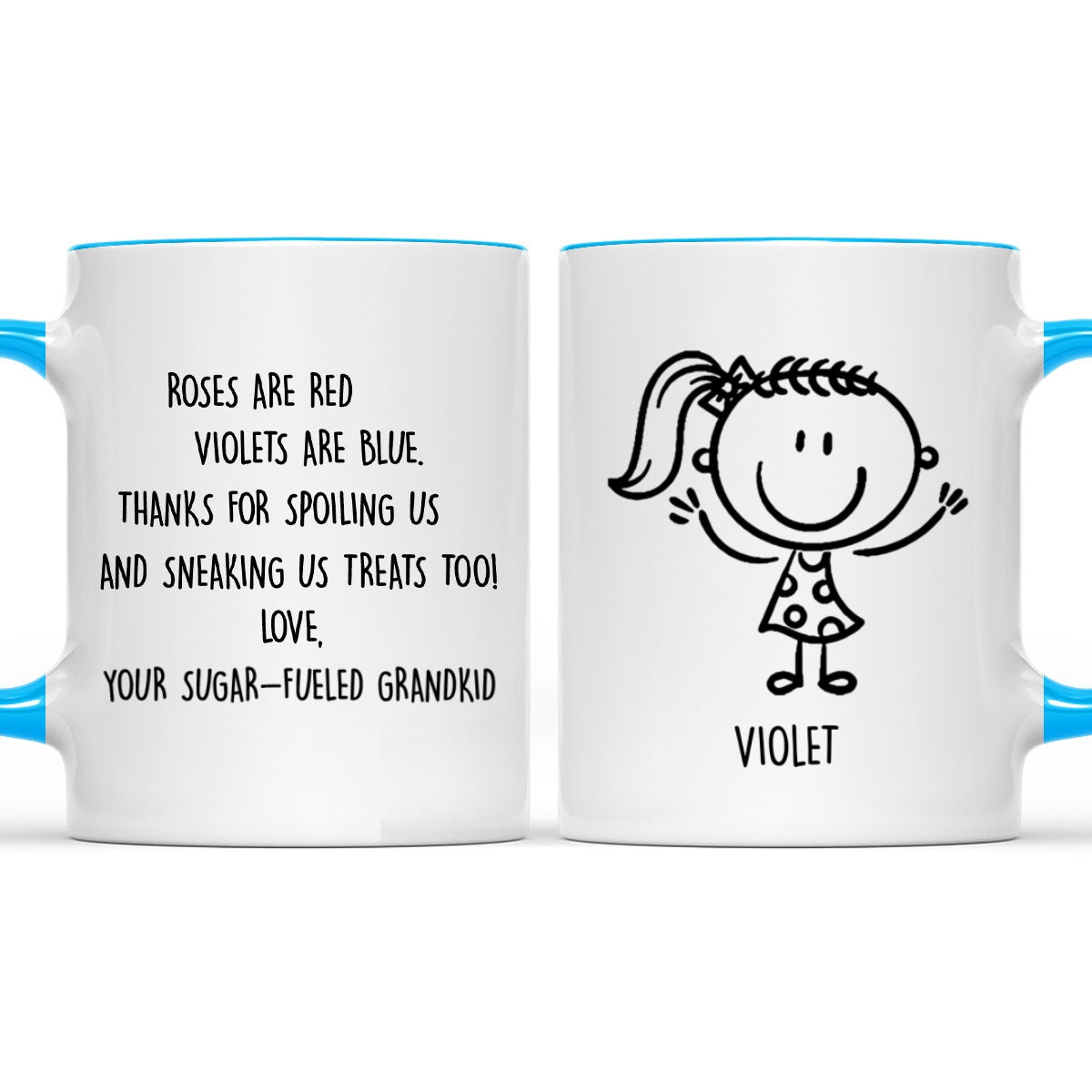 Thanks For Spoiling Us - Personalized Custom Accent Mug