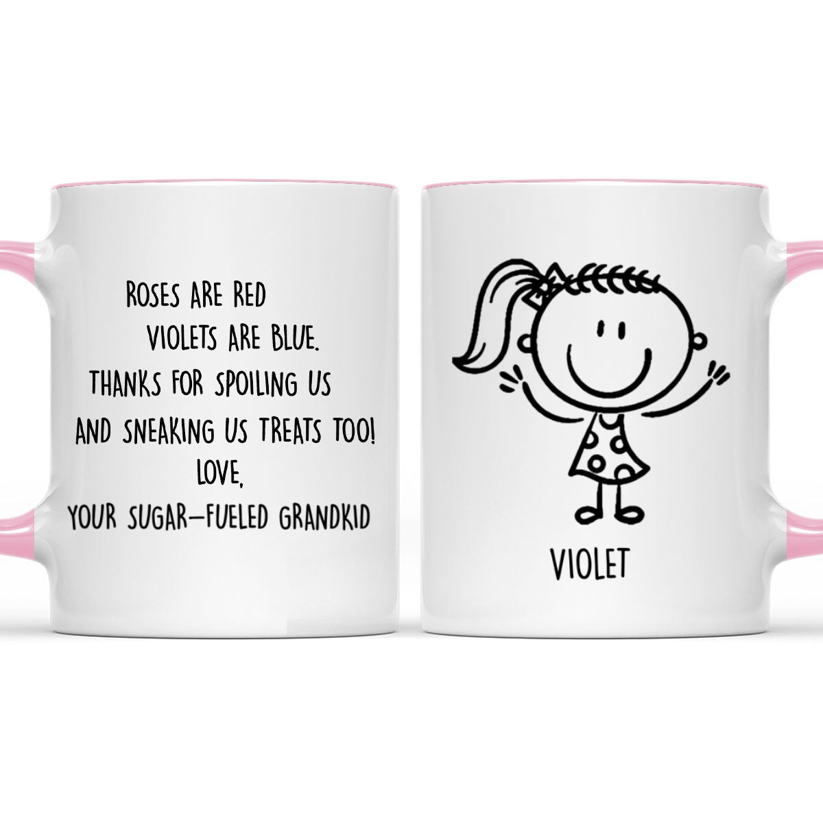 Thanks For Spoiling Us - Personalized Custom Accent Mug