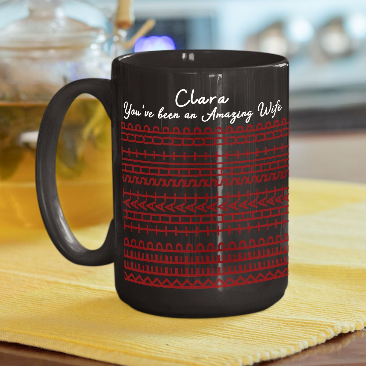 Yes You Are An Awesome Wife - Personalized Custom Coffee Mug