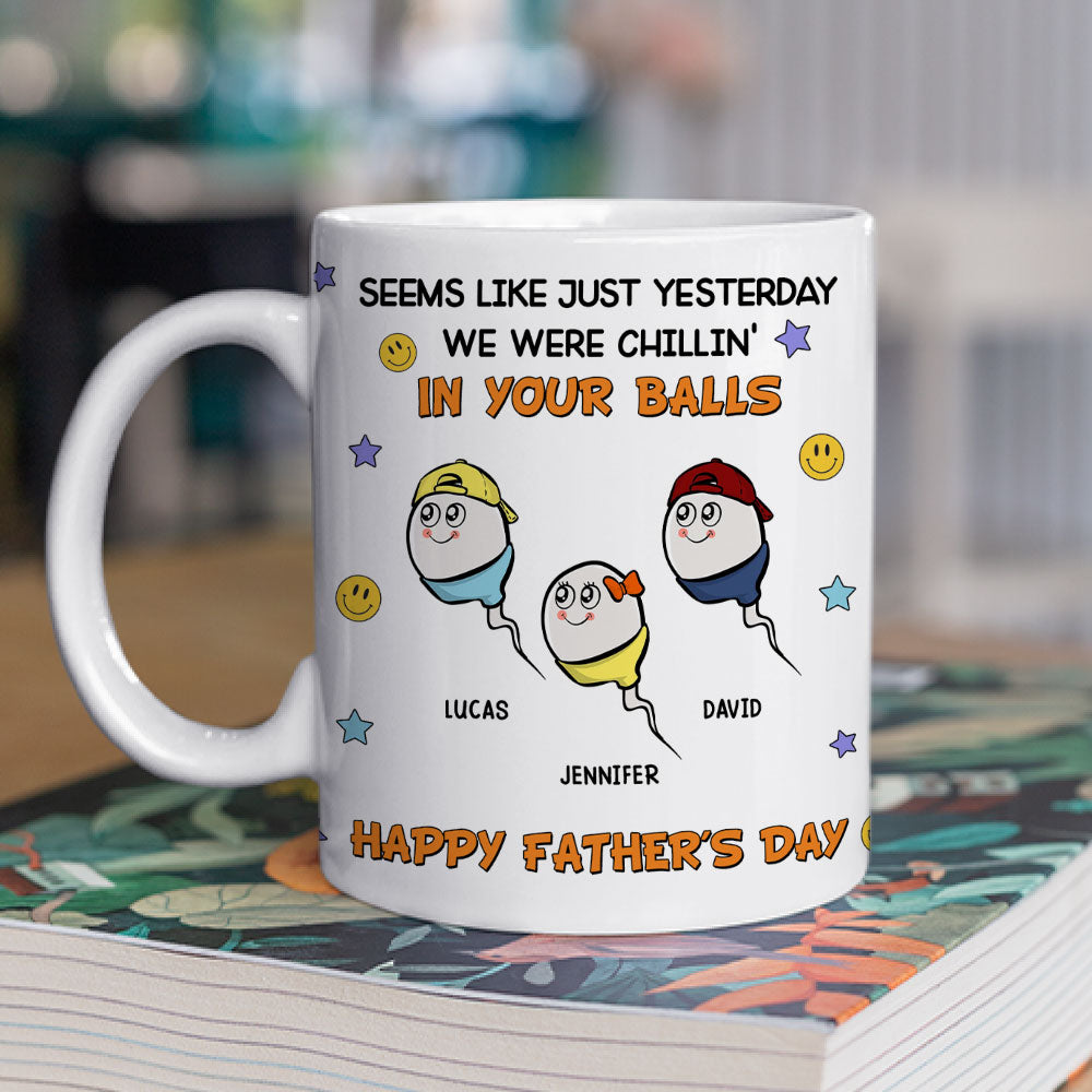 We Were Chilling - Personalized Custom Coffee Mug