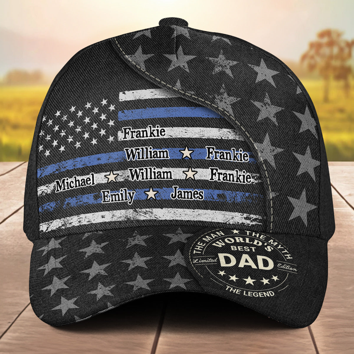 Dad You Are The Myth The Legend - Personalized Custom Classic Cap