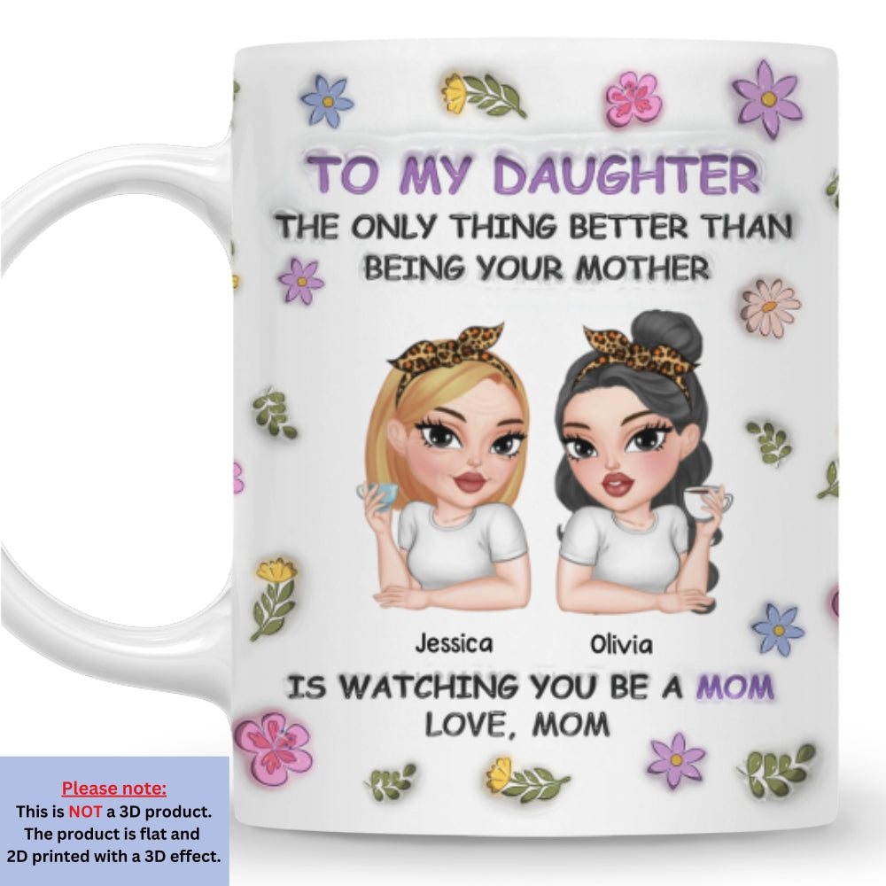 A Love Of Mother - Personalized Custom 3D Inflated Effect Mug