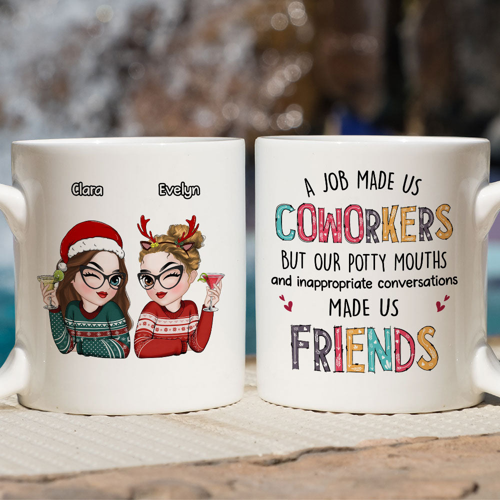 What Made Us Friends - Personalized Custom Coffee Mug