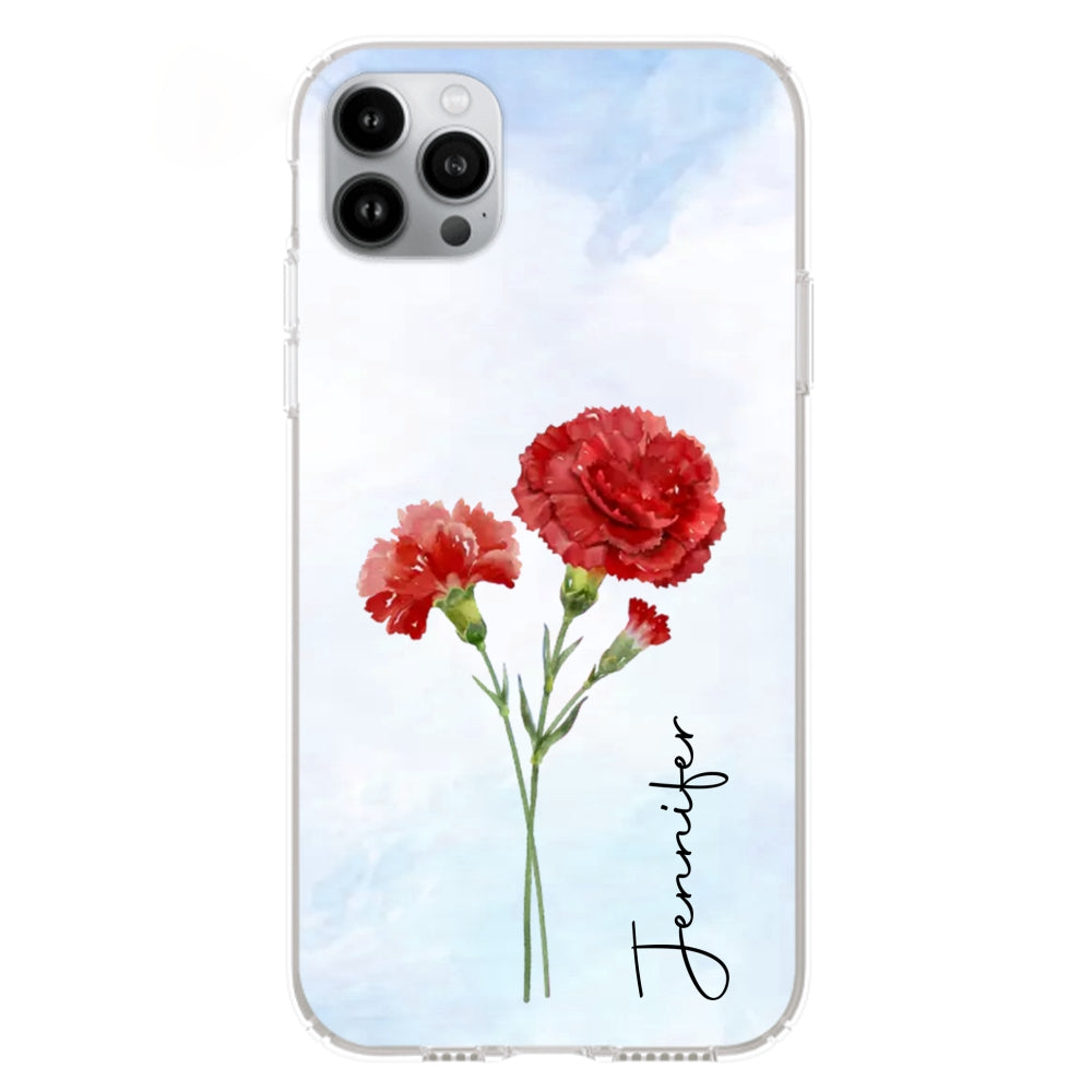 Mom I Love You - Personalized Custom Phone Case