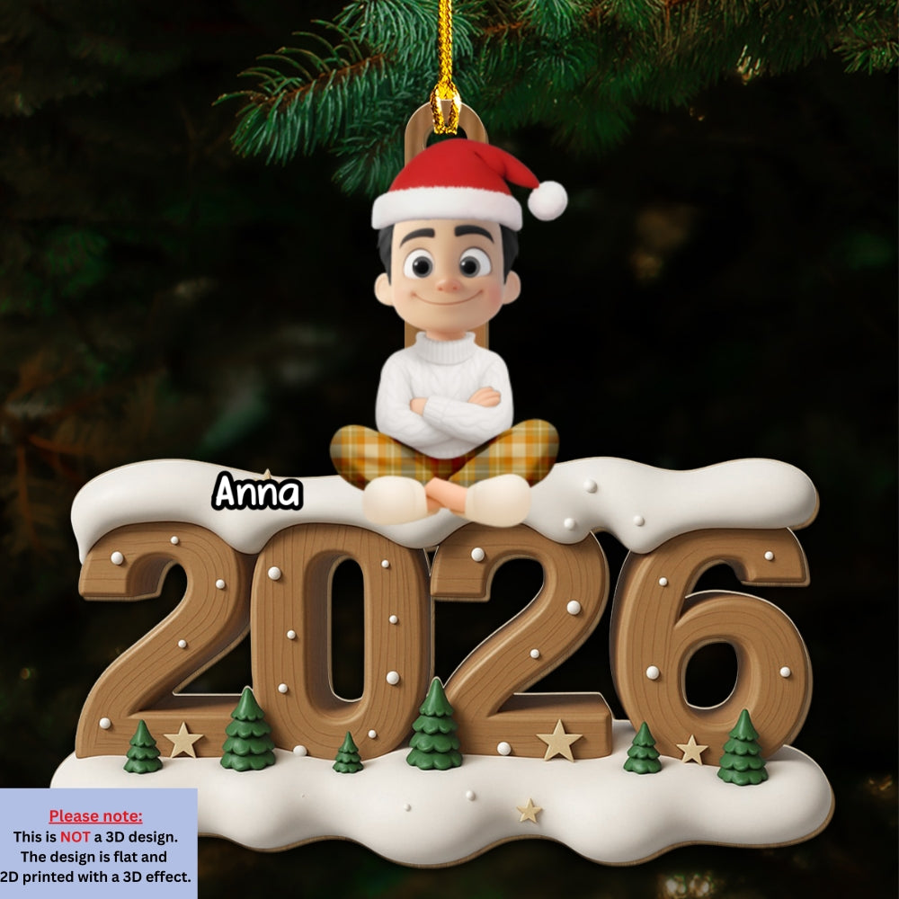 From Next Year Onwards - Personalized Custom 3D Effect Wood Ornament