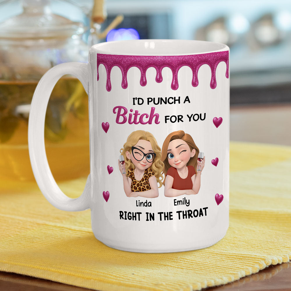 Punch For You My Girl - Personalized Custom Coffee Mug