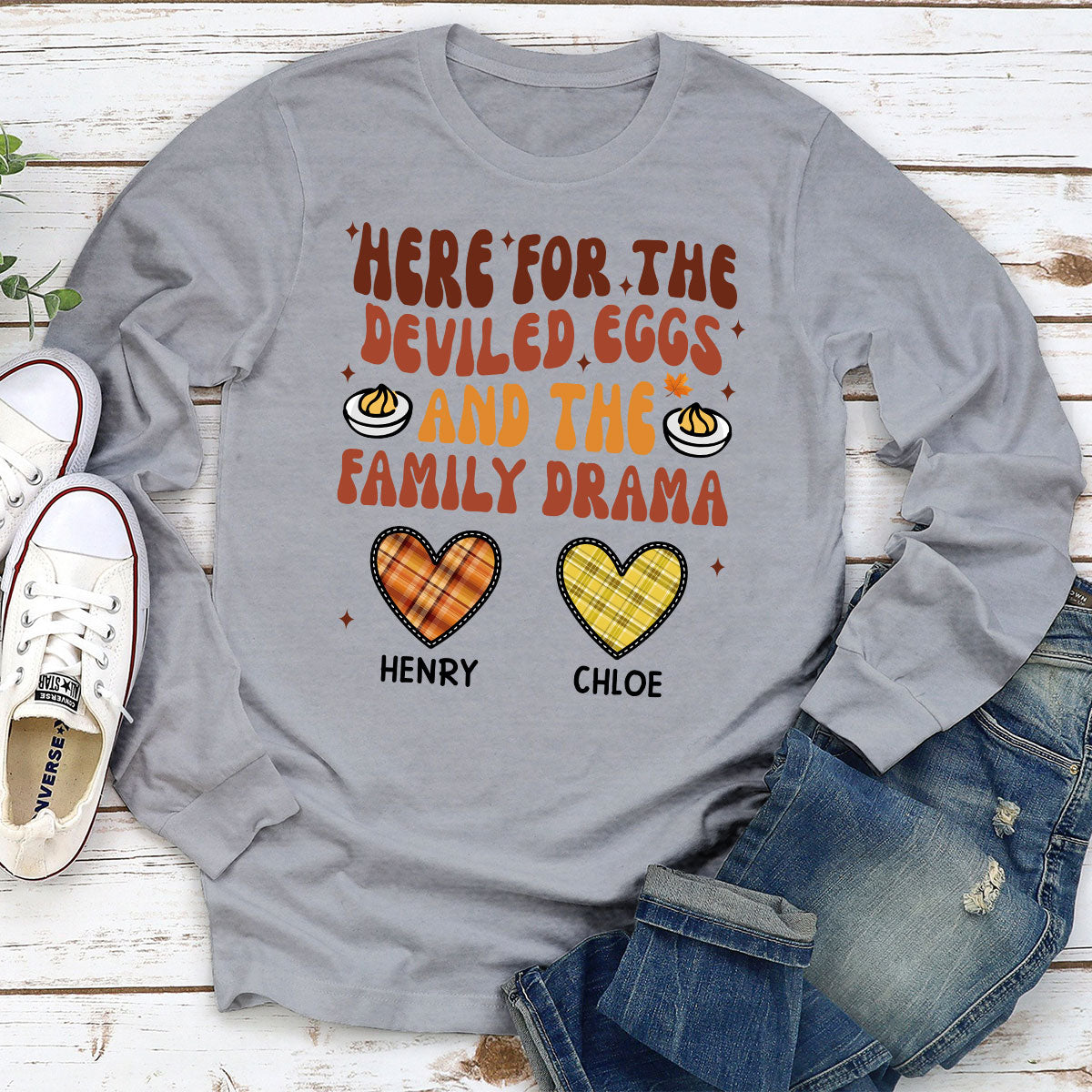 Thanksgiving Family Shirt - Personalized Custom Shirt