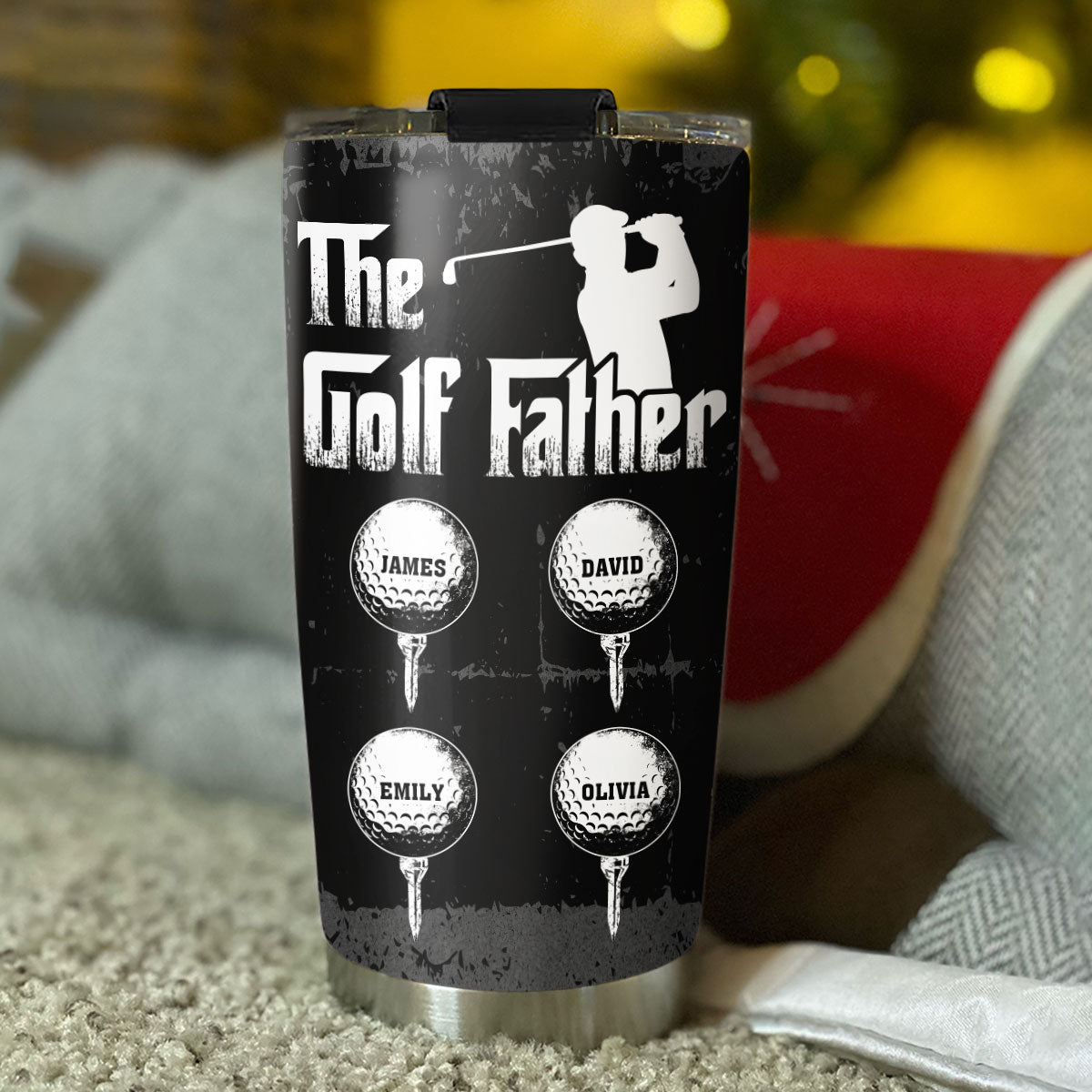 Golf Dad - Personalized Custom Tumbler