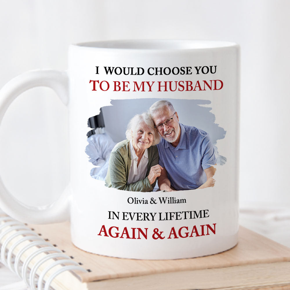 I Choose You Photo - Personalized Custom Coffee Mug