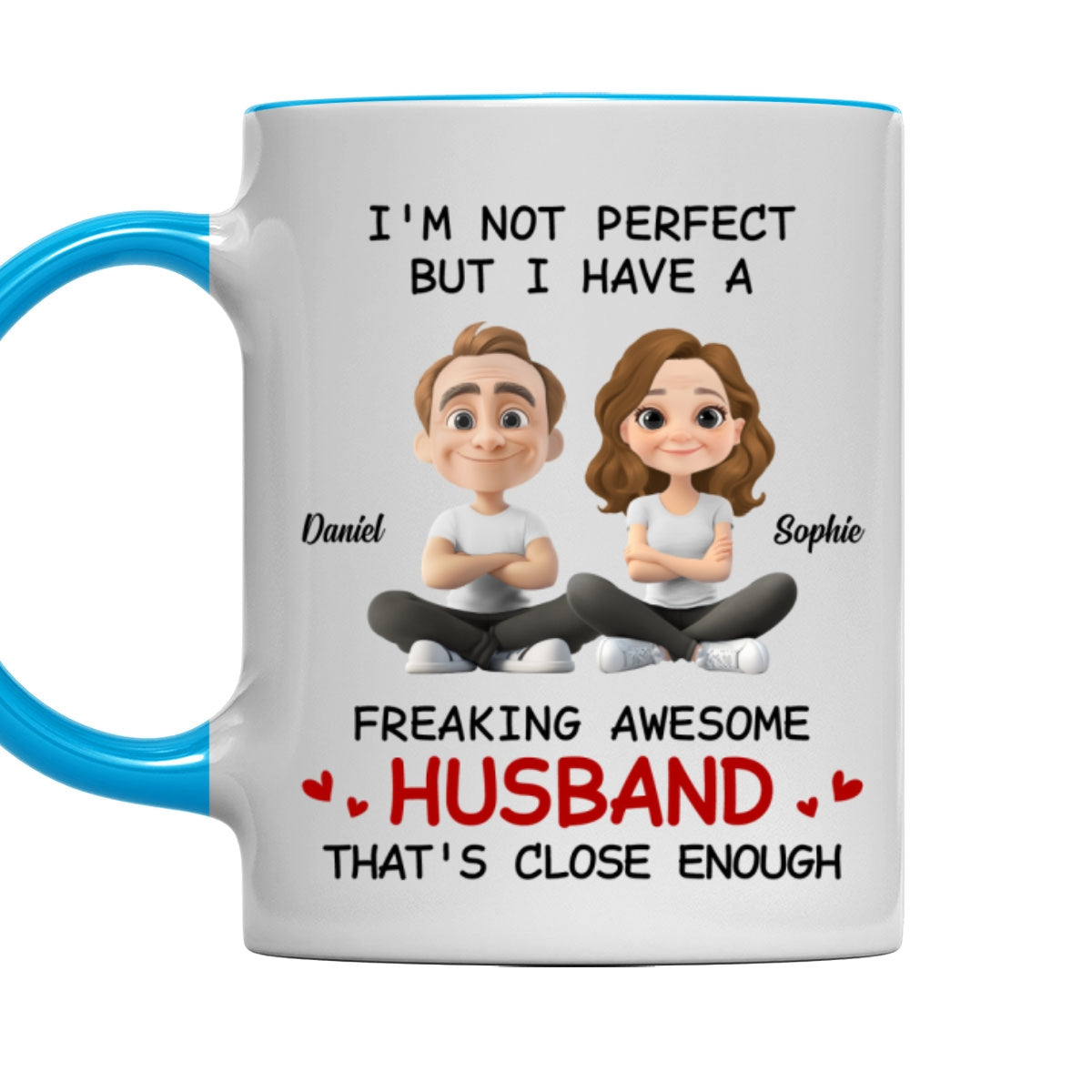 Endless Love - Personalized Custom Accent Mug