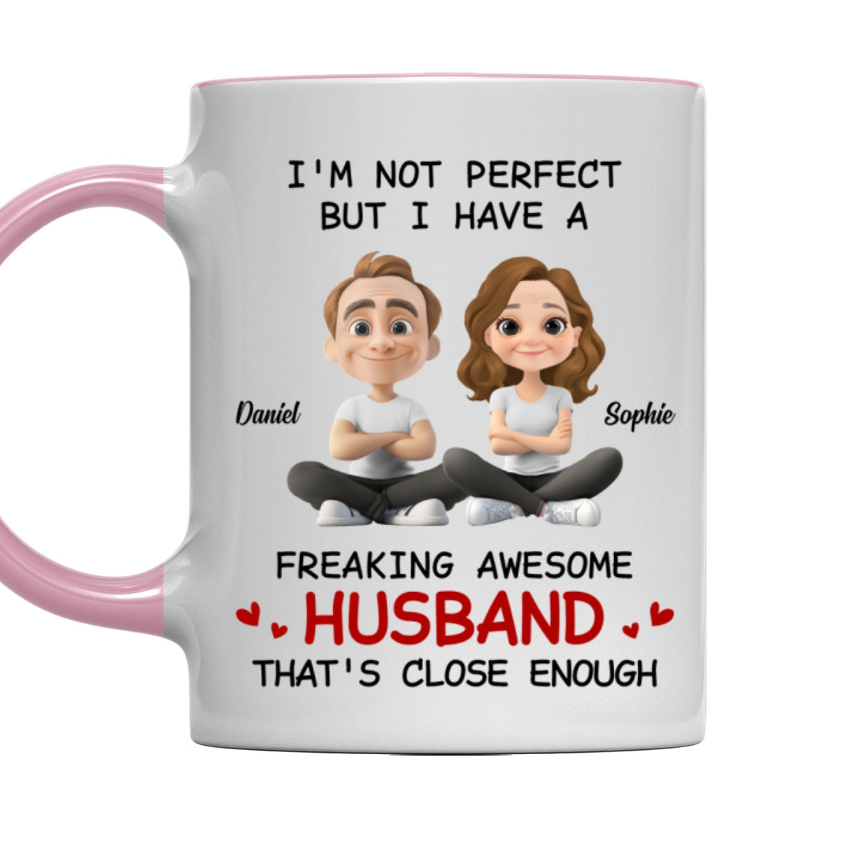 Endless Love - Personalized Custom Accent Mug