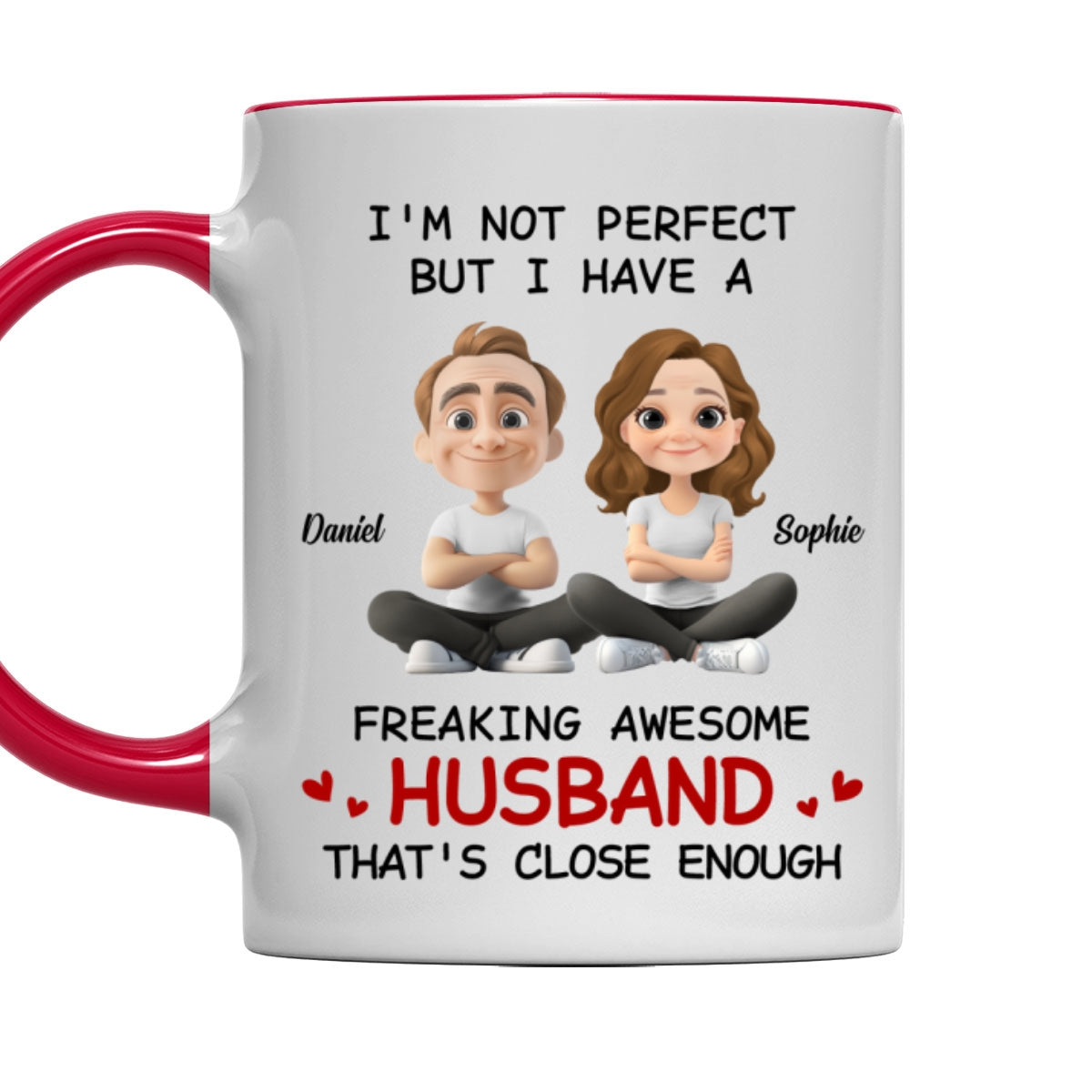 Endless Love - Personalized Custom Accent Mug
