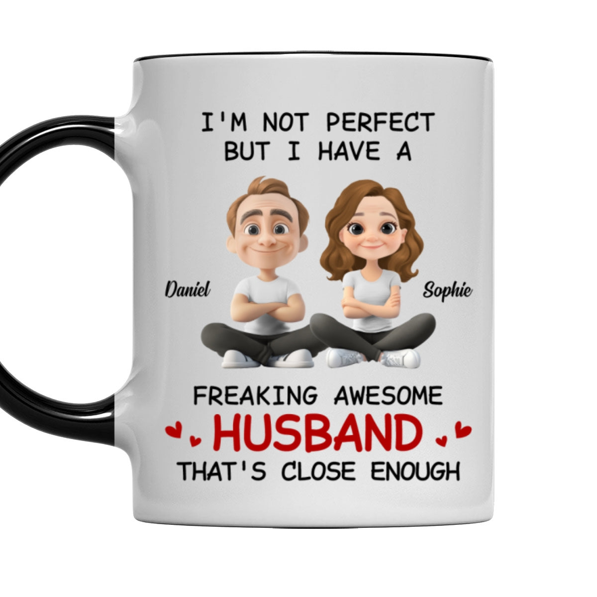 Endless Love - Personalized Custom Accent Mug