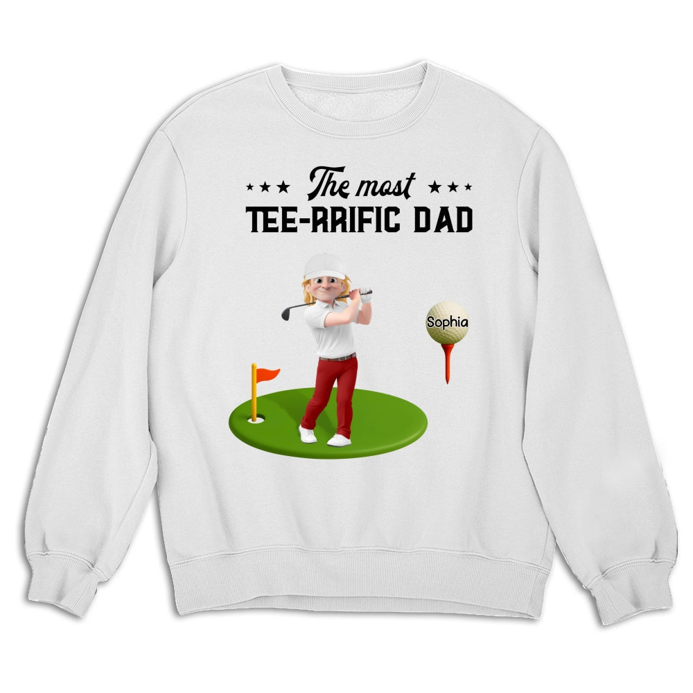 Most Terrific Golf Dad - Personalized Custom Shirt