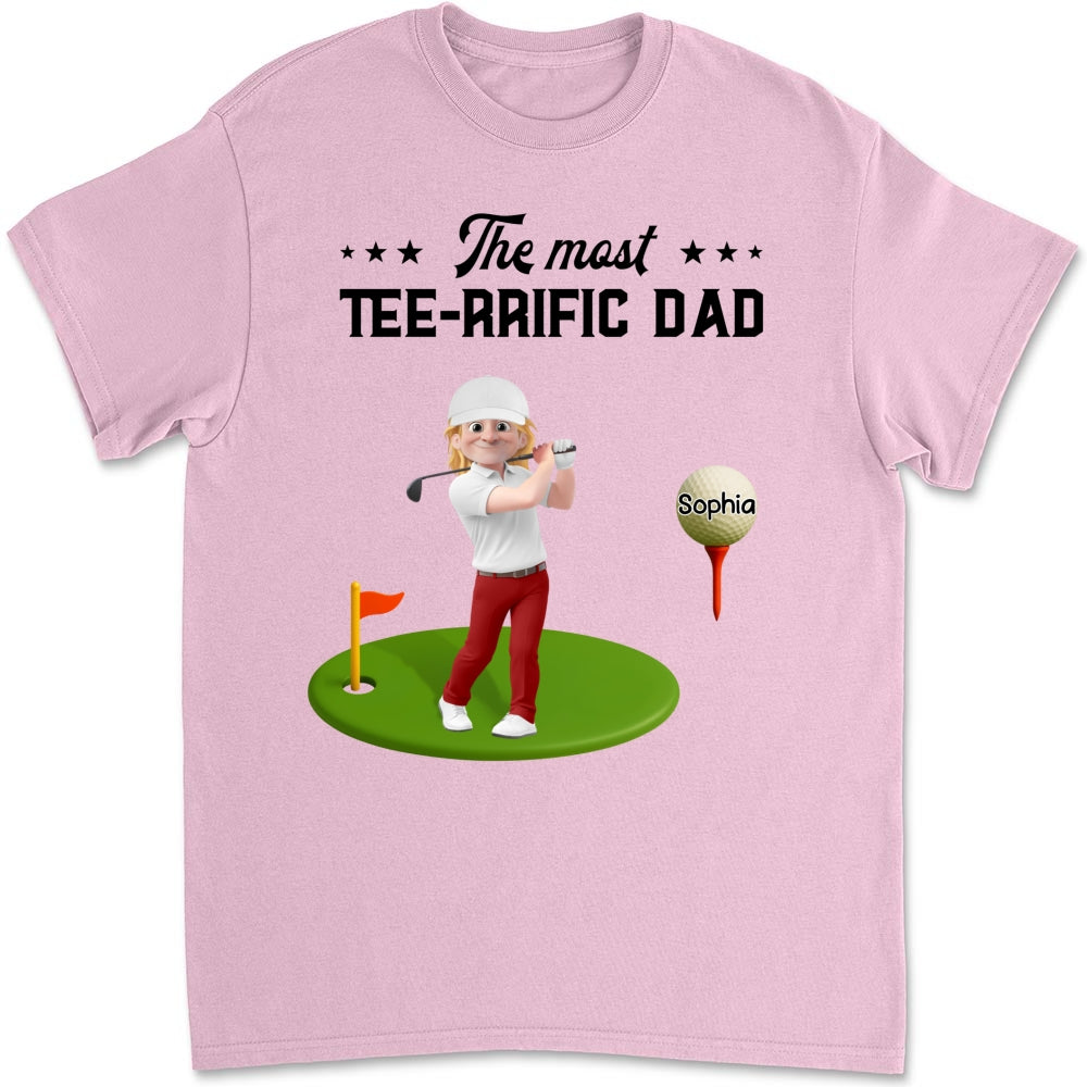 Most Terrific Golf Dad - Personalized Custom Shirt