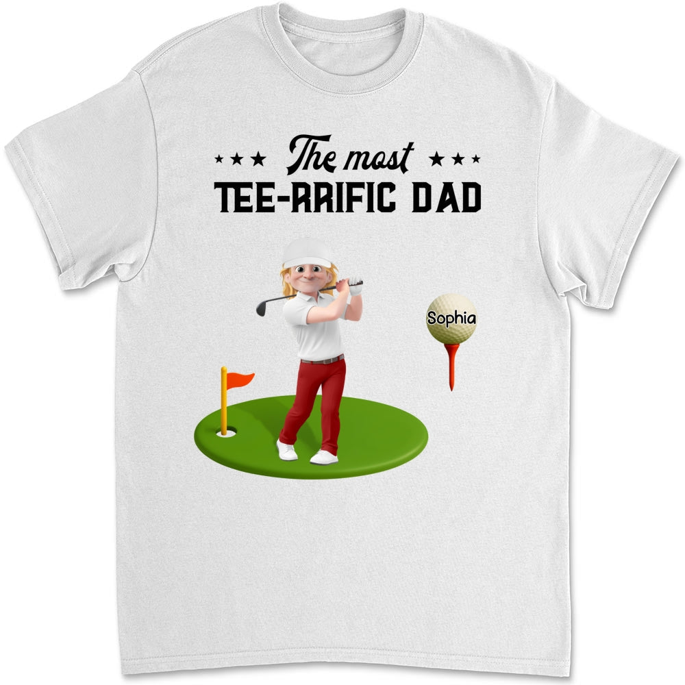 Most Terrific Golf Dad - Personalized Custom Shirt