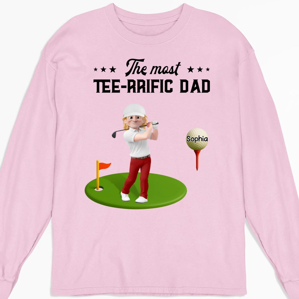 Most Terrific Golf Dad - Personalized Custom Shirt