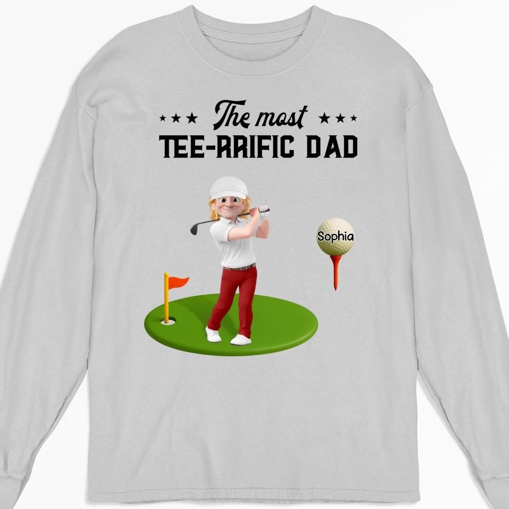 Most Terrific Golf Dad - Personalized Custom Shirt