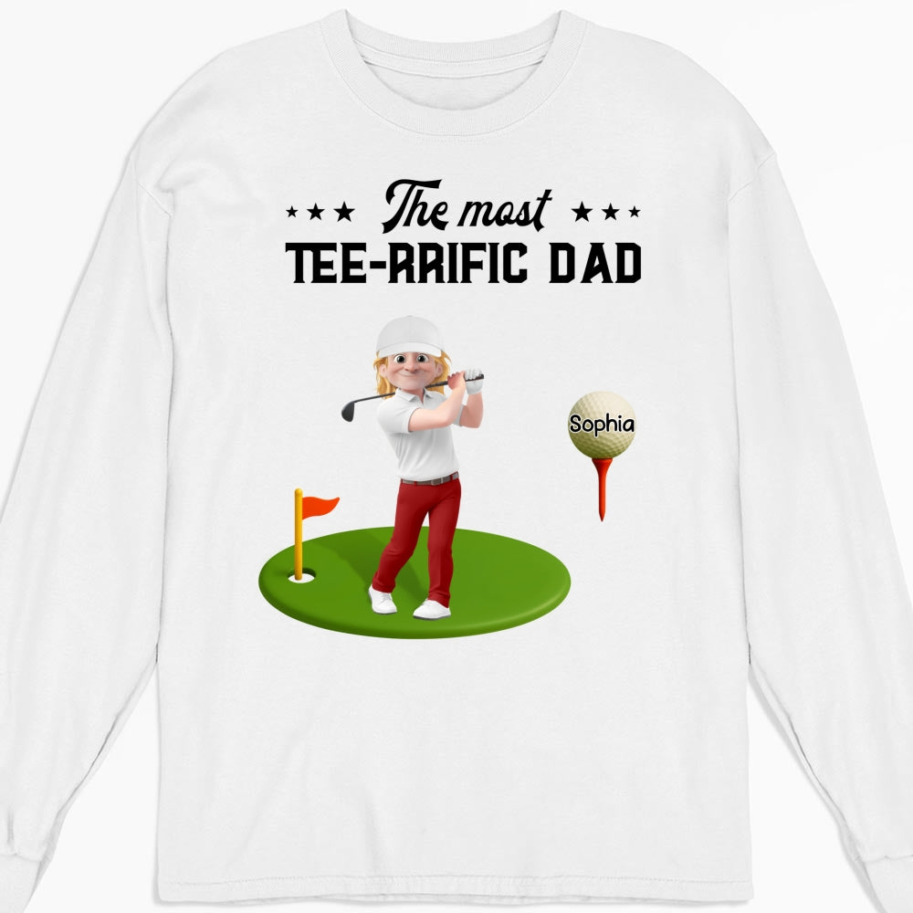 Most Terrific Golf Dad - Personalized Custom Shirt
