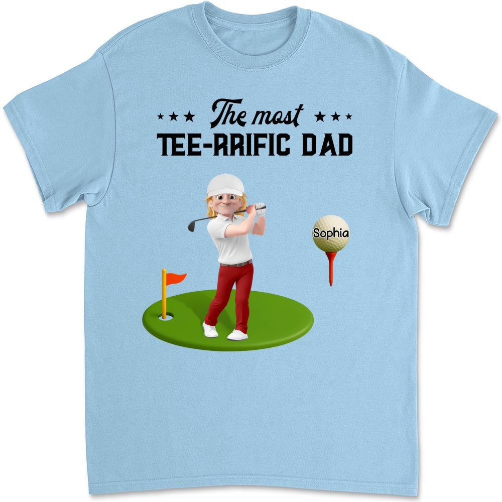 Most Terrific Golf Dad - Personalized Custom Shirt