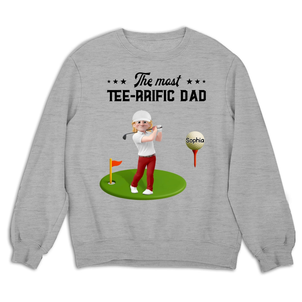 Most Terrific Golf Dad - Personalized Custom Shirt