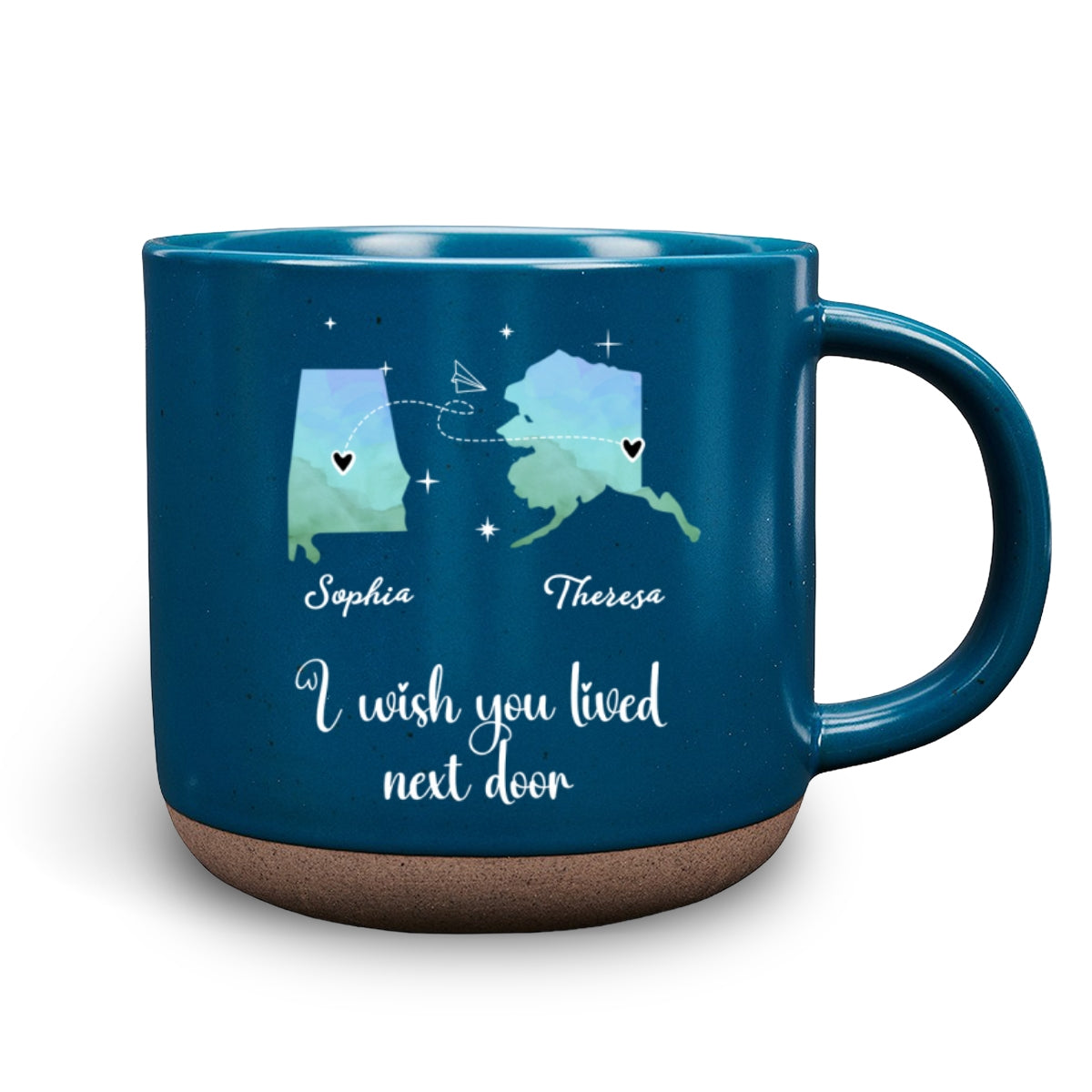 I Hope We Were Neighbors - Personalized Custom Pottery Mug