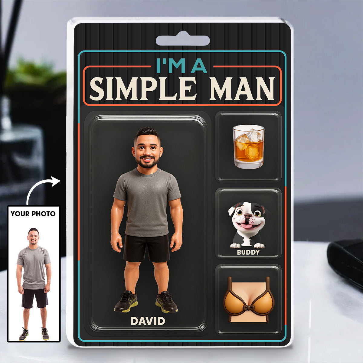 I Am A Simple Man - Personalized Custom Acrylic Plaque