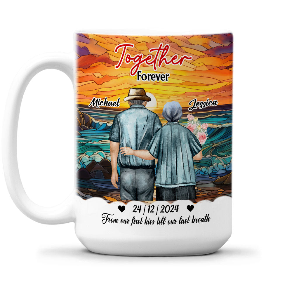 From Our First Kiss - Personalized Custom Coffee Mug