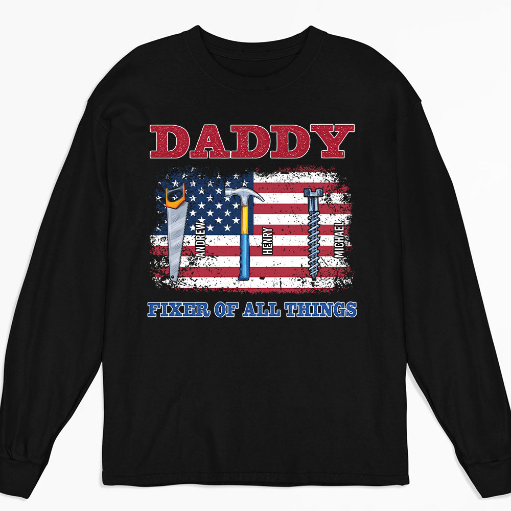 Handy Dad Hero At Home - Personalized Custom Shirt
