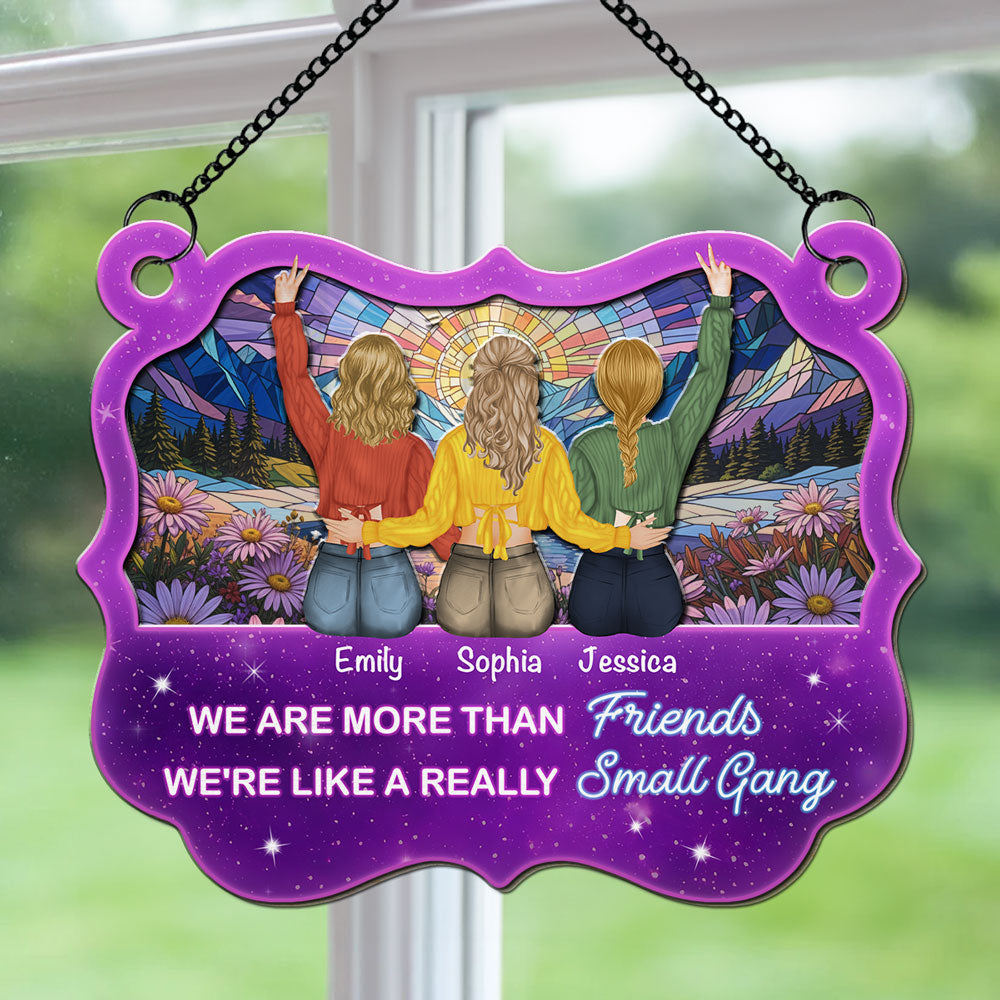 Small Gang - Personalized Custom Suncatcher