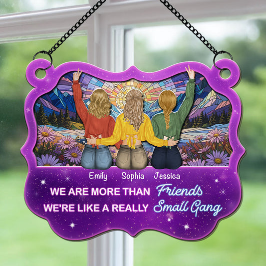 Small Gang - Personalized Custom Suncatcher