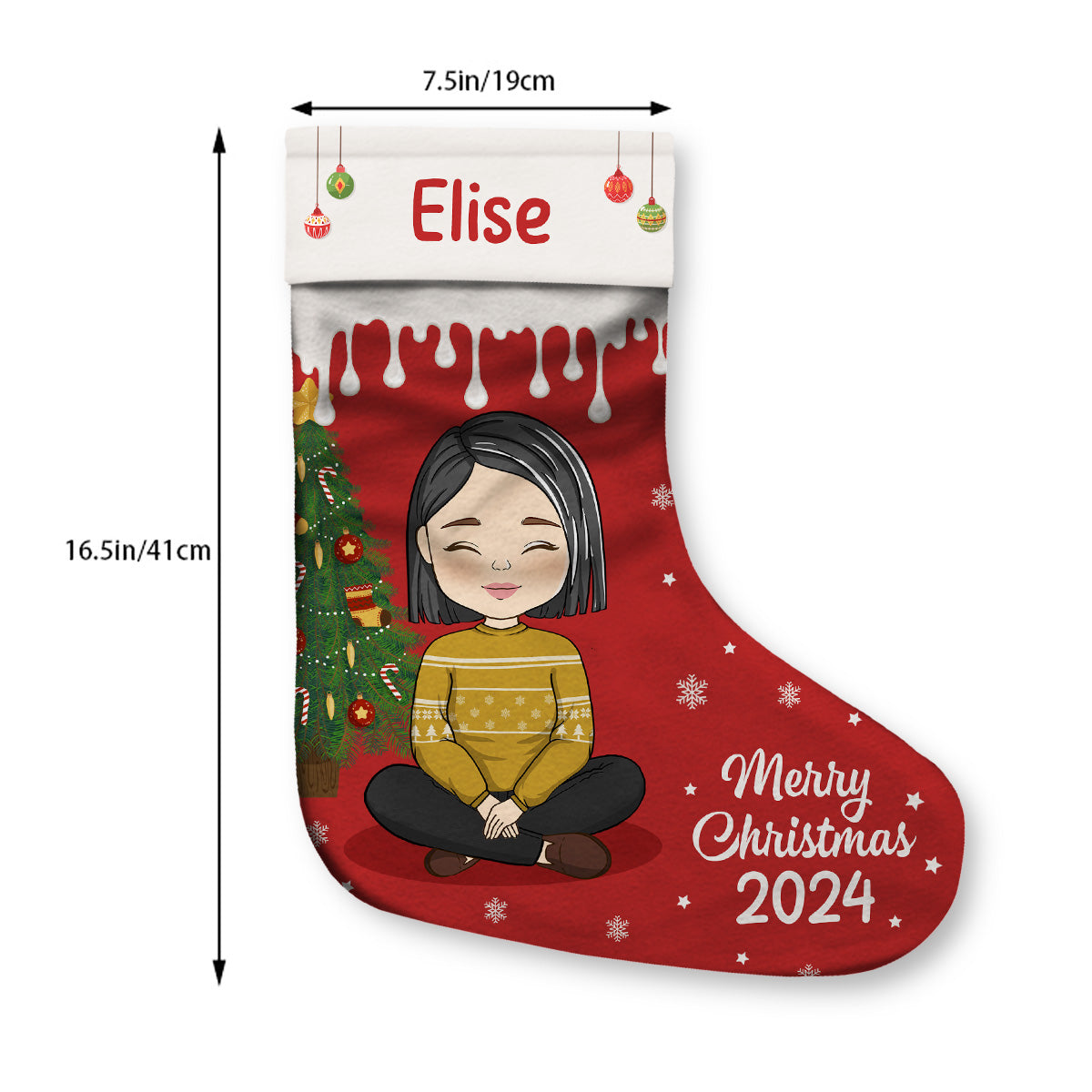 Christmas Family - Personalized Custom Christmas Stocking